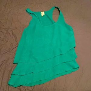Emerald green sheet tank